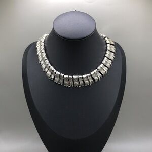 Vintage Coro modernist choker or collar necklace dressy statement style